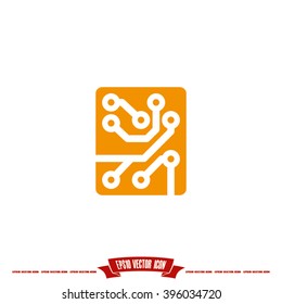 Circuit board icon