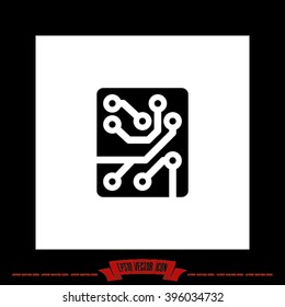 Circuit board icon