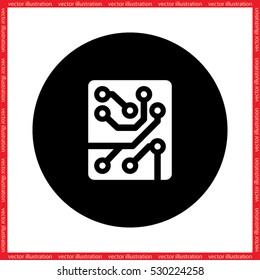 Circuit board icon