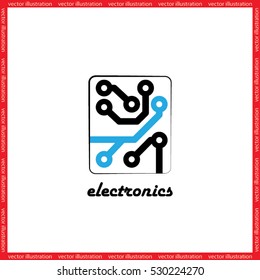 Circuit board icon