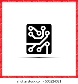 Circuit board icon