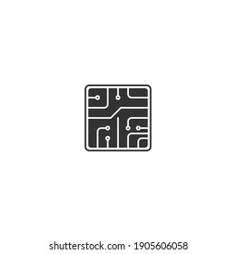 Circuit Board icon, isolated Circuit Board sign icon, vector illustration