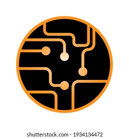 Schaltplansymbol. auf weißem Hintergrund. Vektorgrafik eps10