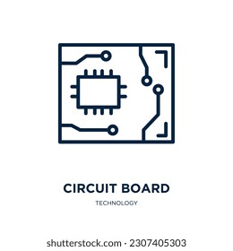 Schaltbrettsymbol aus der Techniksammlung. Dünne Linearschalttafel, Technik, Rahmensymbol einzeln auf weißem Hintergrund. Leitungsvektorkreuz-Zeichen, Symbol für Web und Mobile