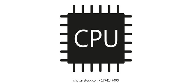 Icono de la tarjeta de circuitos. Símbolo cuadrado del esquema de tecnología. Diseño plano.