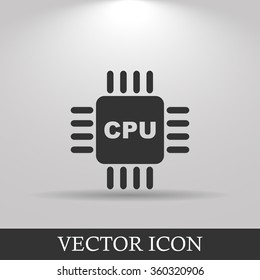 Circuit board  icon. Technology scheme square symbol. 