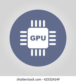 Circuit board icon. Technology scheme square symbol.