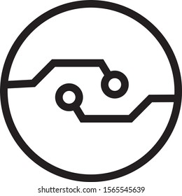 circuit board icon vector 
illustration icon