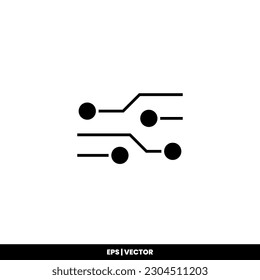 Schalttafel Symbol Vektorgrafik Logo Vorlage für viele Zwecke. Einzeln auf weißem Hintergrund.