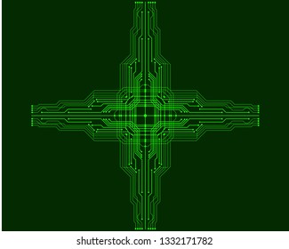 circuit board illustration