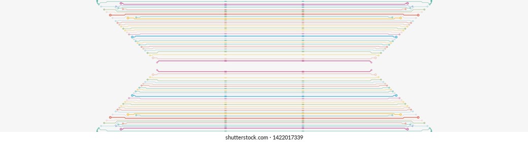 Circuit board illustration. Abstract circuit board background. Vector
