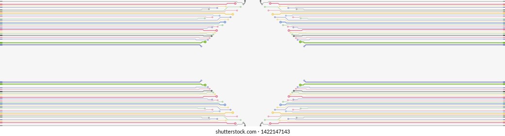 Circuit board illustration. Abstract circuit board background. Vector
