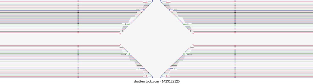 Circuit board illustration. Abstract circuit board background. Vector

