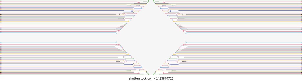 Circuit board illustration. Abstract circuit board background. Vector