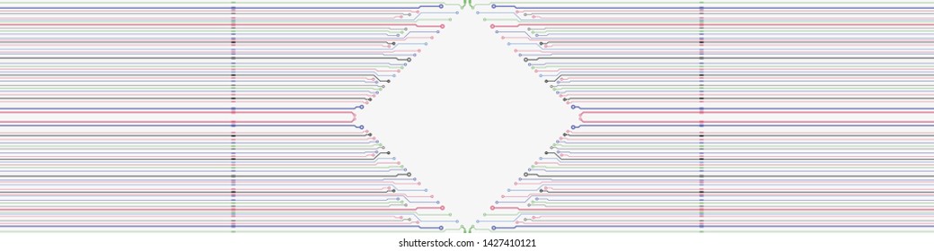 Circuit board illustration. Abstract circuit board background. Vector

