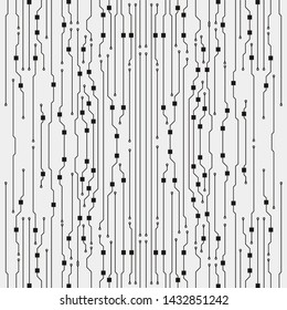 Circuit board illustration. Abstract circuit board background. Vector