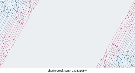 Circuit board illustration. Abstract circuit board background. Vector