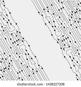 Circuit board illustration. Abstract circuit board background. Vector