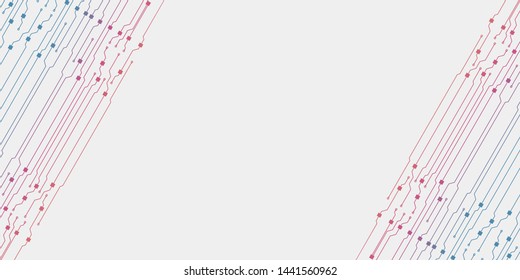 Circuit board illustration. Abstract circuit board background. Vector
