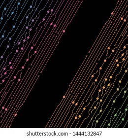 Circuit board illustration. Abstract circuit board background. Vector
