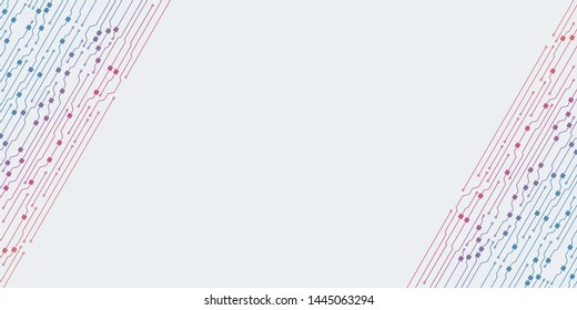Circuit board illustration. Abstract circuit board background. Vector
