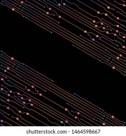 Circuit board illustration. Abstract circuit board background. Vector