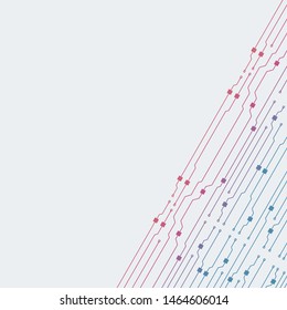 Circuit board illustration. Abstract circuit board background. Vector