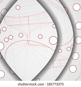 Circuit board illustration, digital composition.