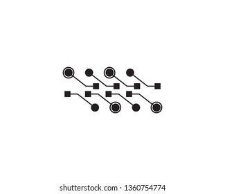 Circuit board illustration Technology vector