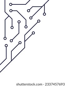 circuit board illustrations into the header and footer to complement technology and gaming backgrounds