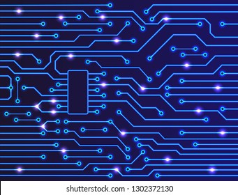 Circuit board with microcircuit