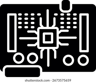 Circuito Tablero Nuevo Vector de diseño de iconos creativos