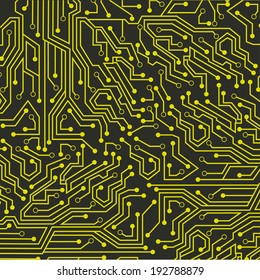 circuit board over gray background vector illustration  