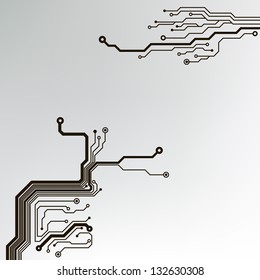 circuit board pattern. abstract technology circuit board vector background