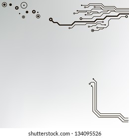 circuit board pattern. abstract technology circuit board vector background