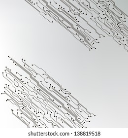 circuit board pattern. abstract technology circuit board vector background