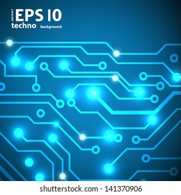 circuit board pattern. abstract technology circuit board vector background