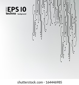 circuit board pattern. abstract technology hi-tech circuit board texture