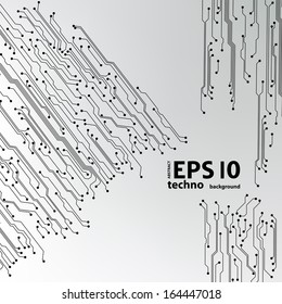 circuit board pattern. abstract technology hi-tech circuit board texture