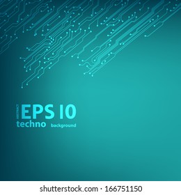 circuit board pattern. abstract technology hi-tech circuit board texture