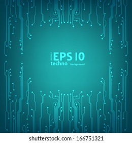 circuit board pattern. abstract technology hi-tech circuit board texture