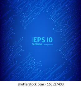 circuit board pattern. abstract technology hi-tech circuit board texture