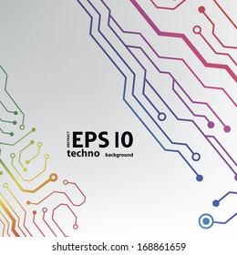 circuit board pattern. abstract technology hi-tech circuit board texture