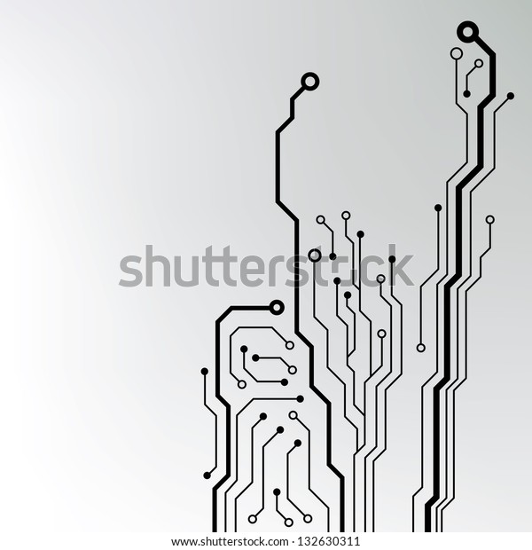 Circuit Board Pattern Abstract Technology Circuit Stock Vector (Royalty ...