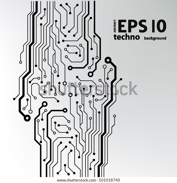 Circuit Board Pattern Blackandwhite Abstract Technology Stock Vector Royalty Free 101018740 Illustration about abstract technology circuit board vector design. shutterstock
