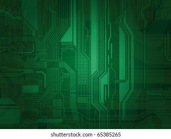  circuit board pattern with transparency effect
