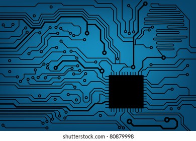 circuit board pattern. vector illustration