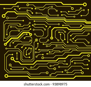 circuit board pattern. vector illustration