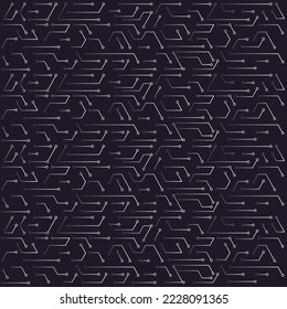 Circuit board patterned background vector illustration