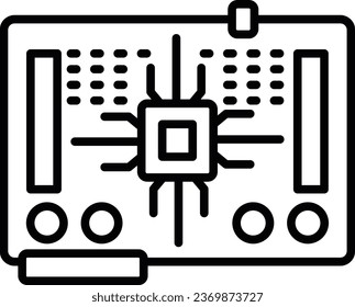 Circuit Board Pixel Perfect Detail Icon